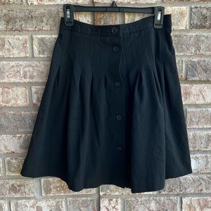 🍒💣 Punk/ Goth inspired black midi skirt